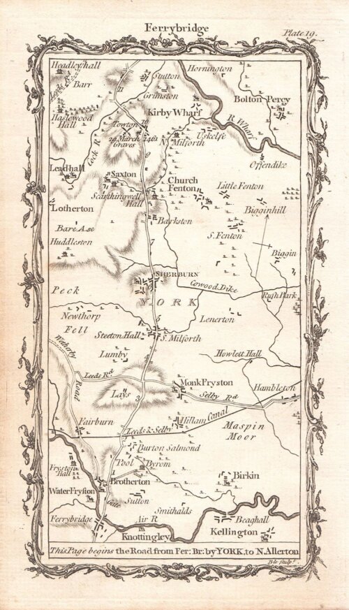 M.J. Armstrong - Knottingly, Brotherton. Sherburn to Kirby Wharf. 