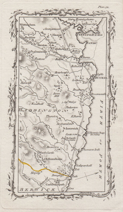 M J Armstrong  -   Cockburnspath Broxburn Dunbar Bellhaven Tyningham