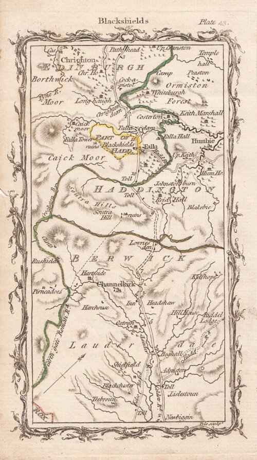 M.J Armstrong  - Counties of Berwick, Haddington and Edinburgh. 