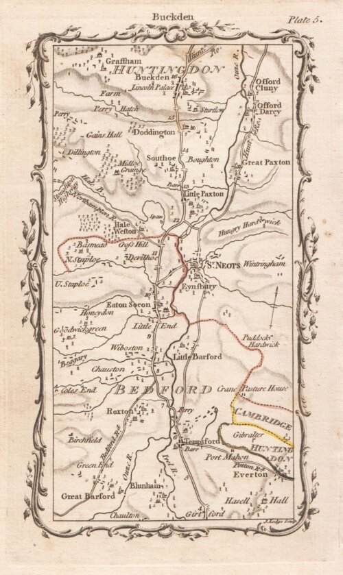 M.J. Armstrong -  Tempsford, St. Neots, Little Paxton to Buckden. 
