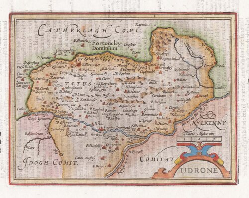 The Second Table of Ireland - Udrone - Gerard Mercator 