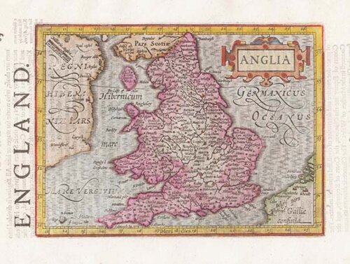 Anglia  -  Gerard Mercator