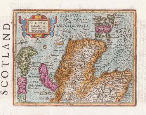 Scotiae Tabula III  -  Gerard Maercator