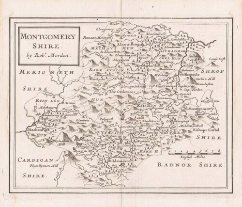 Montgomeryshire by Robert Morden