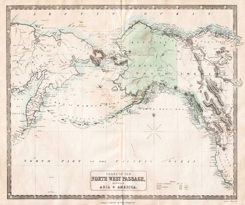 Chart of the North West Passage between Asia & America