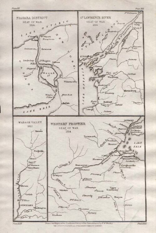 Maps of Seats of War at Niagra District 1814..... 