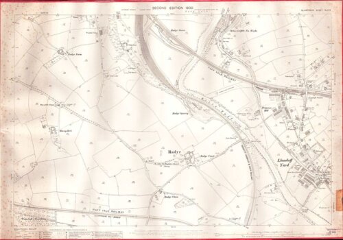 Ordnance Survey Map. Radyr and Llandaff.