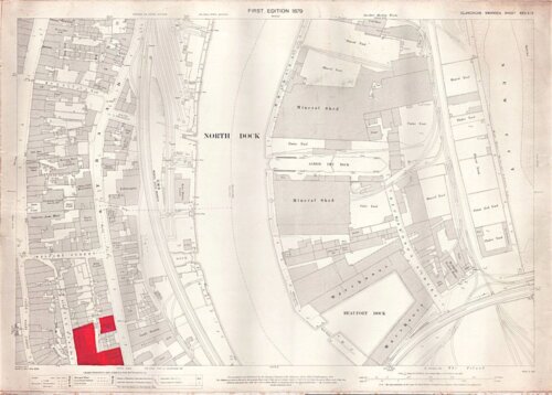 Swansea Ordnance Survey Map, 1879.