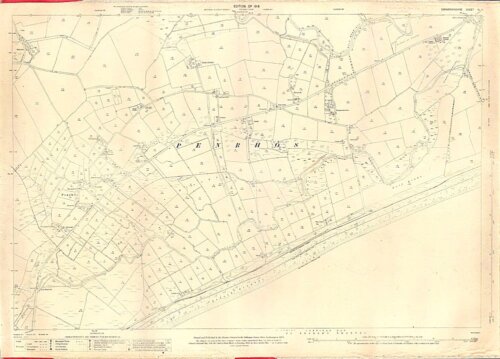 Penrhos - Ordnance Survey Map - Penrhos.  Edition of 1918.