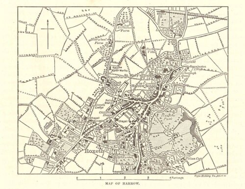Map Of Harrow.