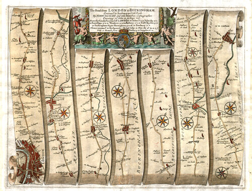 The Road from London to Buckingham continued to Banbury 