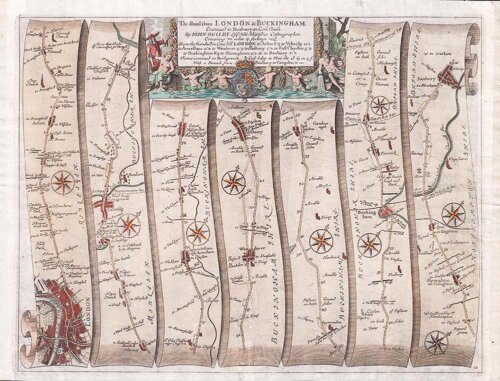 The Road from London to Buckingham 