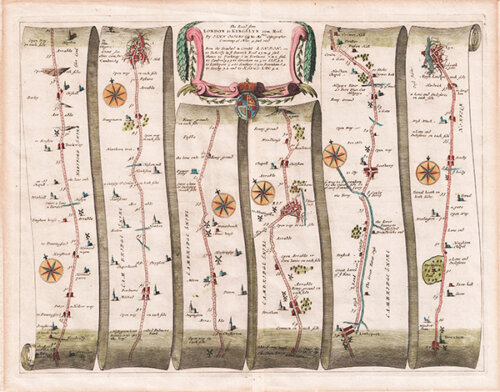 The Road from London to Kings Lyn  