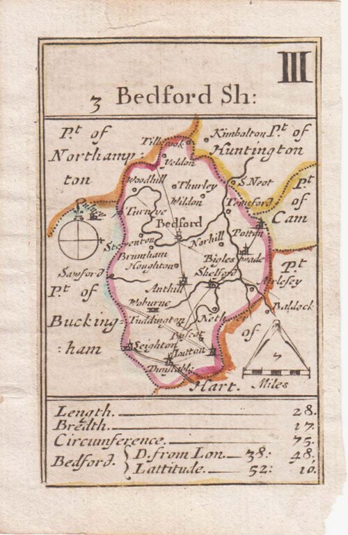 Playing Card Map - Robert Morden 
