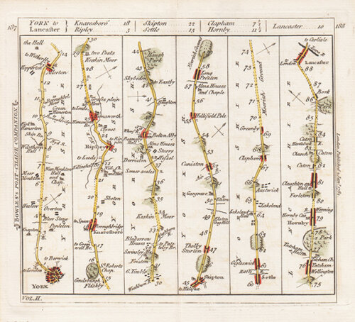 Carington Bowles - York to Lancaster