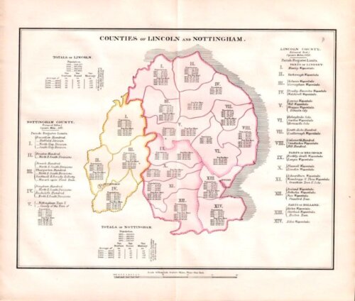 Parish Register Abstract 1831 - Counties of Lincoln and Nottingham.