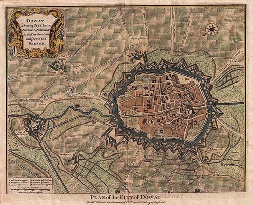 Doway a Strong City in the Earldom of Flanders in the Low Countries Subject to the French