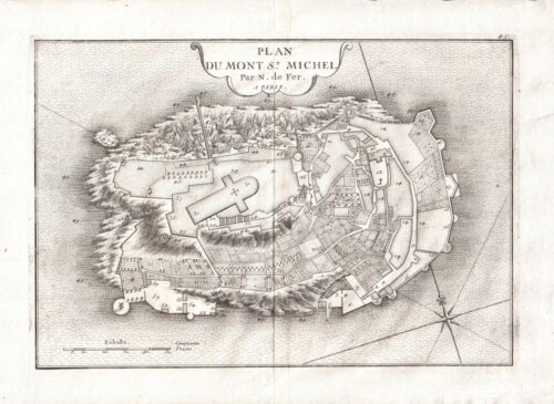 Plan du Mont St. Michel.