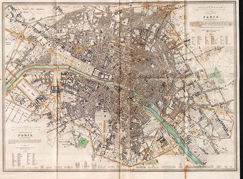 Eastern and Western Divisions of Paris