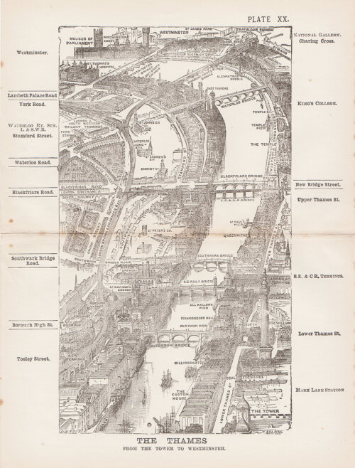 The Thames from theTower to Westminster
