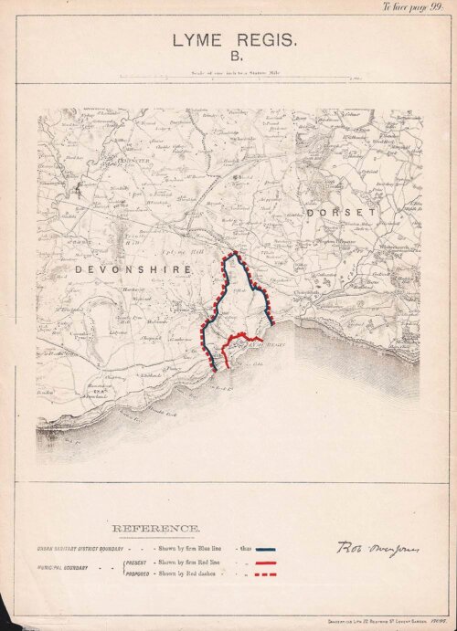 Town Plan Lyme Regis B