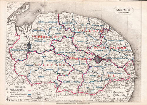 Norfolk  New Divisions of County