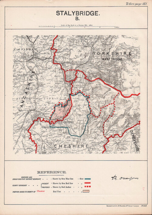 Town Plan Stalybridge   