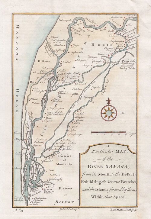 A Particular Map of the River Sanaga from its Mouth to the Desart; .....