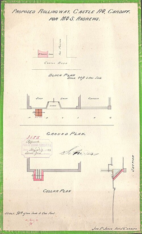 Proposed Rolling Way, Castle Rd. Cardiff for Mr. S. Andrews.