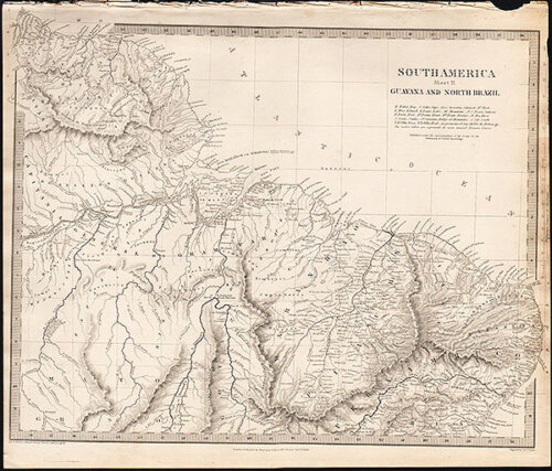 South America Sheet II Guayana and North Brazil  -  SDUK