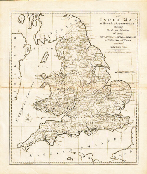 An Index Map to Buck's Antiquities 