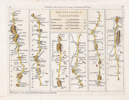 John Senex - From Prestain to Carmarthen