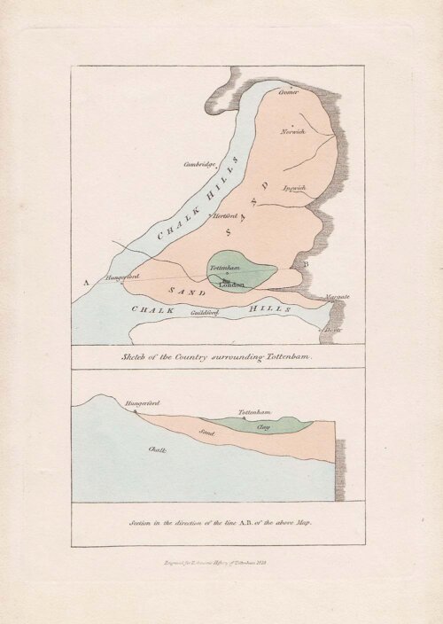 Sketch of the Country Surrounding Tottenham.