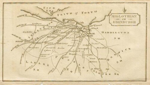 Midlothian or Edinburgh  -  Travellers Guide through Scotland and its Isles