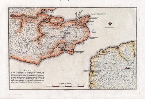 A Sketch of the Two Shores of England & France 