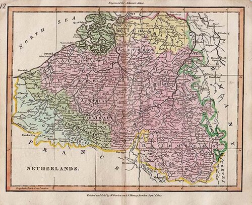 Netherlands  -  Adams's Atlas