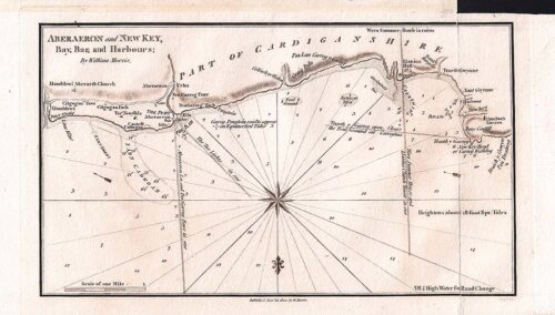 William Morris - Aberaeron and New Key Bay, Bar and Harbouirs.
