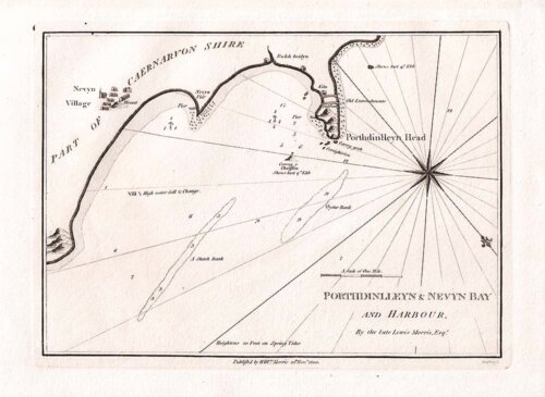 William Morris - Porthdinlleyn and Nevyn Bay and Harbour.
