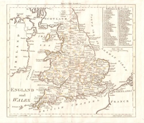 England and Wales - Walker's Geography.