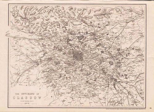 The Environs of Glasgow  By Edward Weller  FRGS