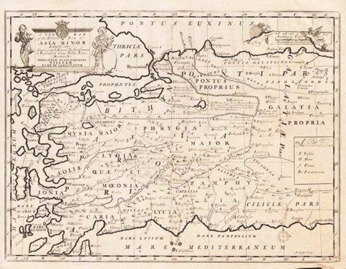Edward Wells - A New Map of the Western Parts of Asia Minor