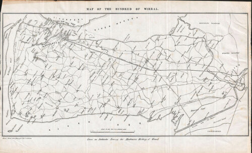 Map of the Hundred of Wirral.
