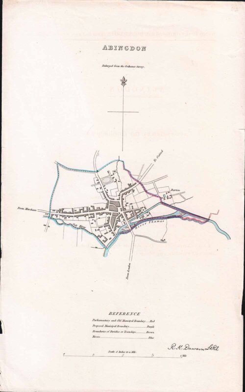 Abingdon Town Plan - RK Dawson 
