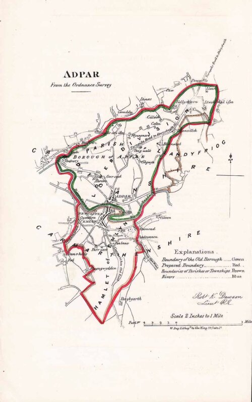 Adpar Town Plan - R.K. Dawson.