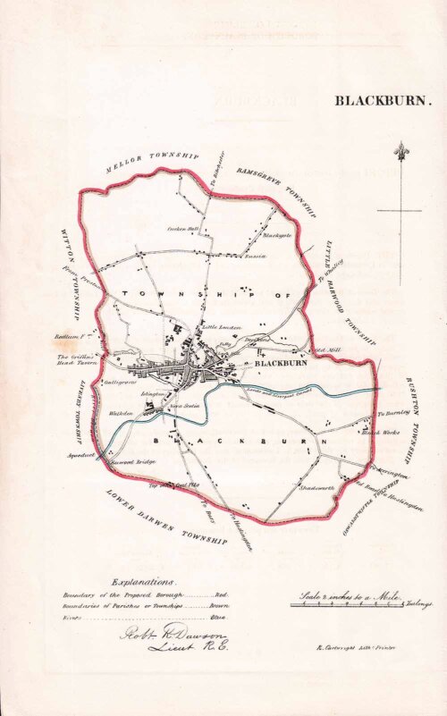 Blackburn Town Plan - RK Dawson 