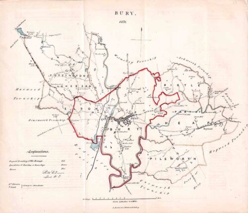 Bury Town Plan - RK Dawson 