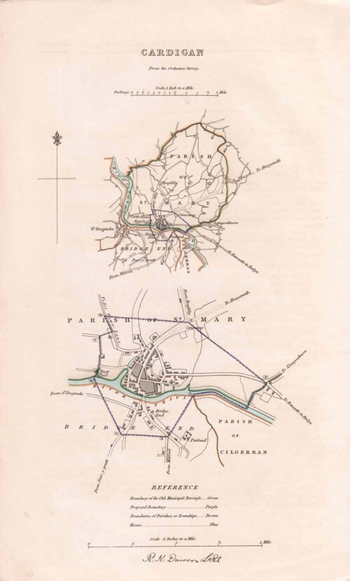 Cardigan Town Plan - R.K. Dawson.