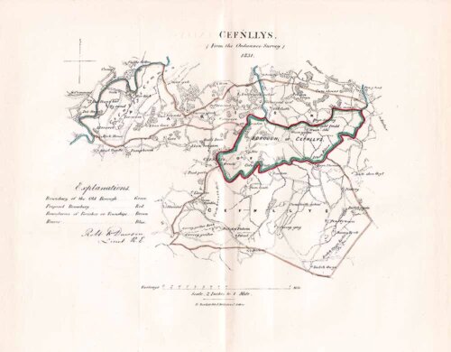 Cefnllys Town Plan - RK Dawson 