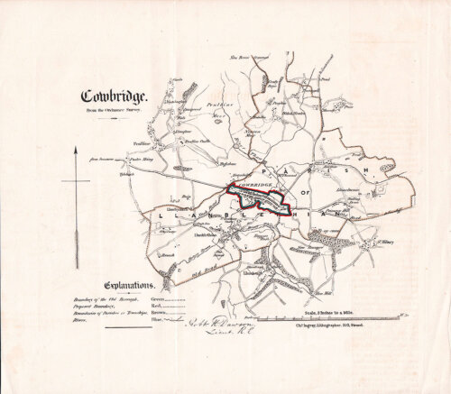 Cowbridge Town Plan  -  RK Dawson