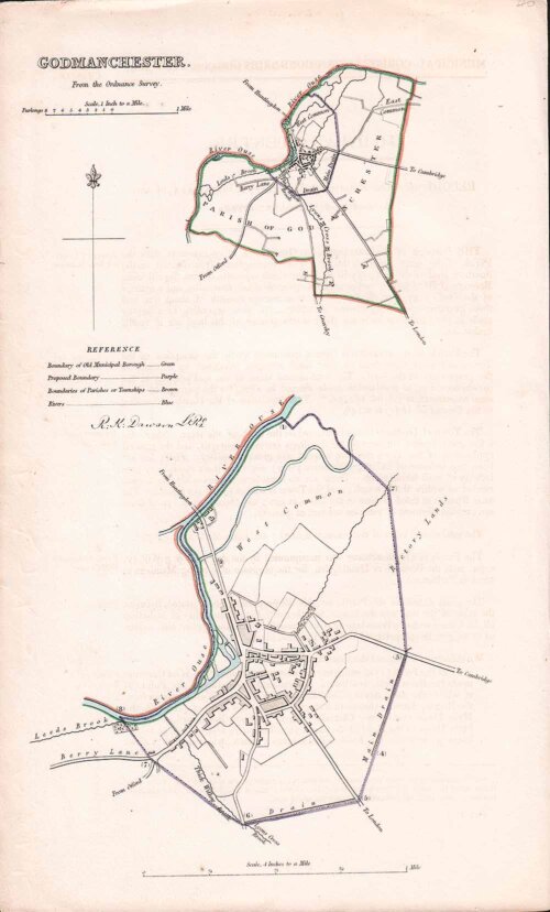 Godmanchester Town Plan - RK Dawson 